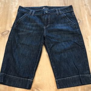 Kut From the Cloth Denim Bermuda shirt size 8